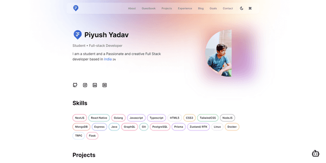 Piyush Yadav's Portfolio